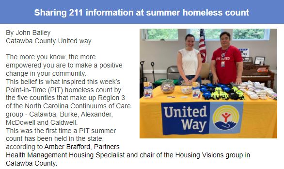 United Way newsletter 