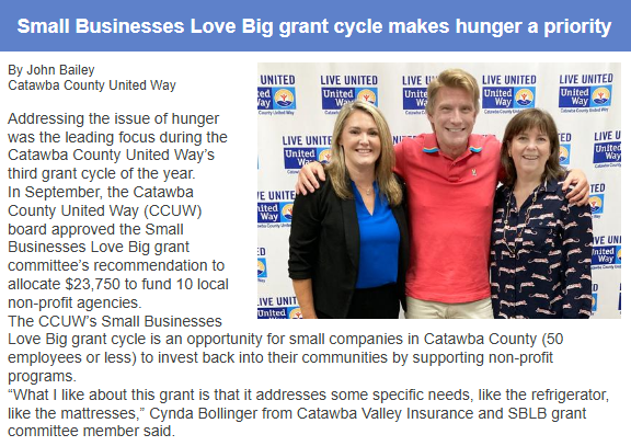 United Way newsletter 